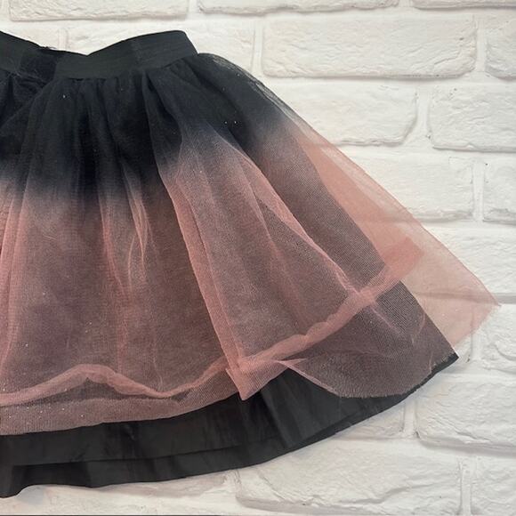 Toddler Girls 2-3 Years Black Orange Tulle Knee Length Skirt Halloween Party - Picture 4 of 8